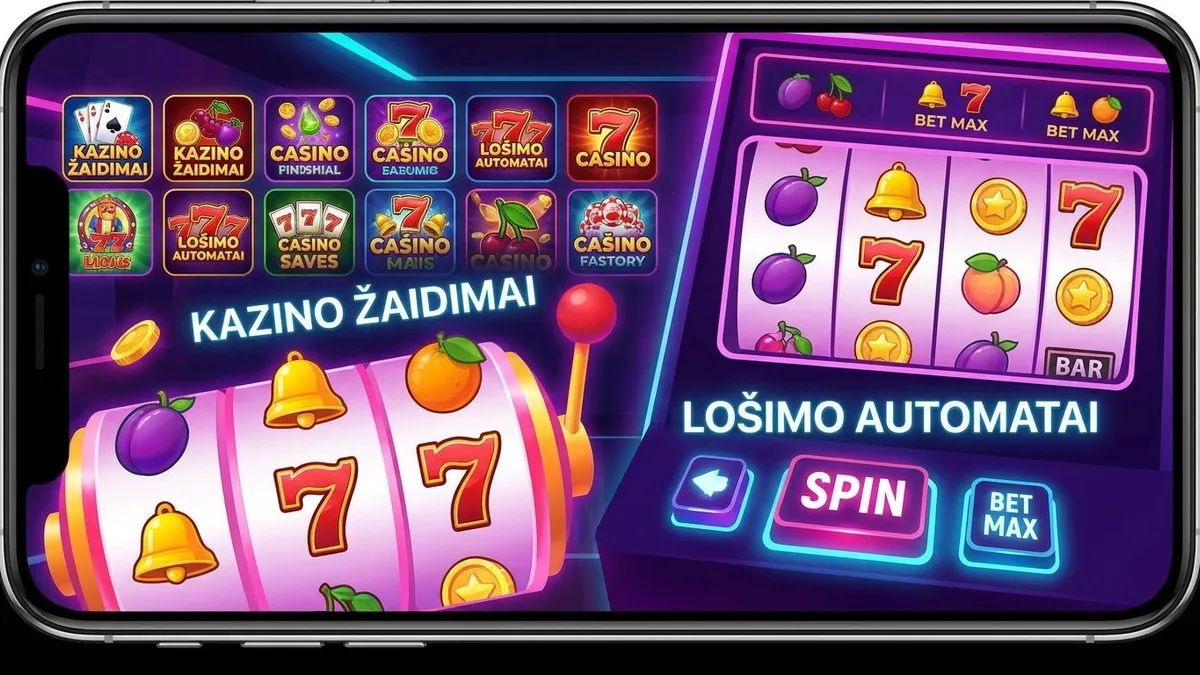 Kazino žaidimų pasirinkimas